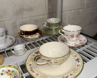 Collection of Teacups and Saucers