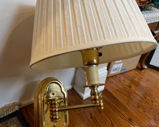 Brass Wall Sconces - There is a pair