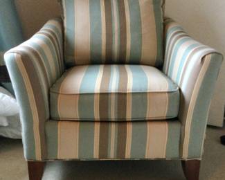 Upholstered Flare Arm Accent Chair
