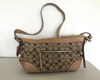 Authentic Coach Demi Baguette Purse