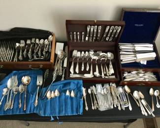 Silverplate Flatware & Serving Pieces