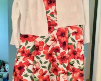 Ladies XL Dress w/Shrug