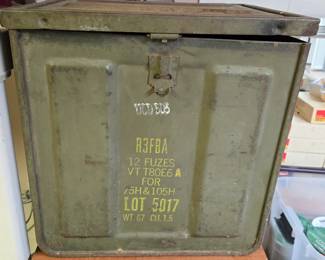 Ammo Metal Storage Crate