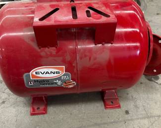 Evans Hydro-Mac horizontal pneumatic tank