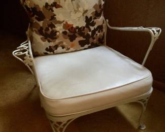 Close up of Chair and Upholstery Pattern
