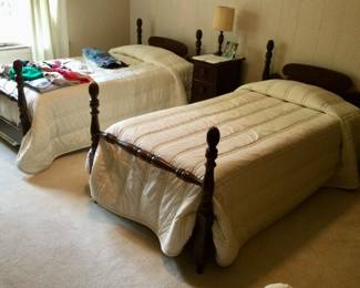 Vintage Pineapple Final Twin Beds