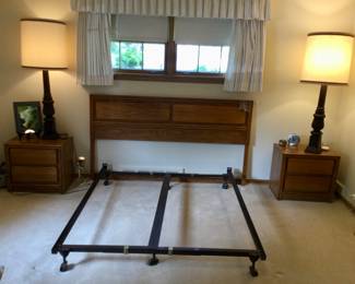 Matching Queen Headboard and Nightstands