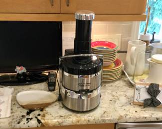 Jack LeLanne Power Juicer, Samsung Countertop TV