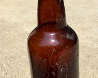 Antique Voigt Nourishing Malt Made in Detroit Bottle