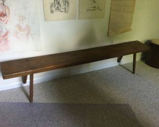 Primitive Wood Bench