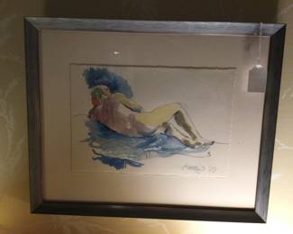 Watercolor Signed by Artist