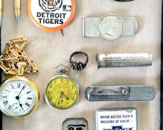 Vintage Pocket Watch and Collectibles