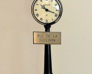 Jaeger Lecoultre Vintage Table Street Lamp Clock