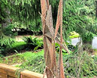 Abstract Metal Sculpture Garden Art