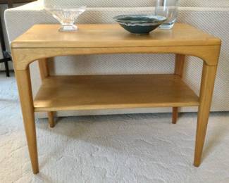 Vintage Maple 40" Long Table w/Lower Shelf