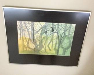 Framed Art Birds in Flight