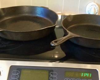 Griswold and Wagner Cast Iron Skillets