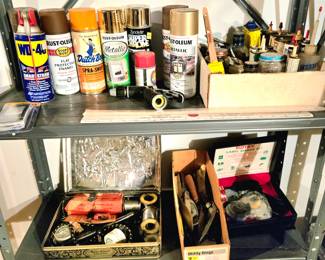 Rustoleum Spray Cans, WD-40, Label Maker