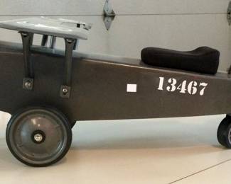 Restoration Hardware Plane Scooter…designed without pedals for baby & child mobility.