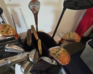 Irons, Woods and Putters