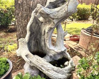 A unique water feature.
