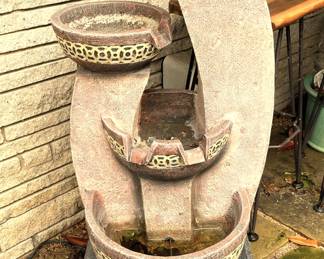 Very unusual water feature.