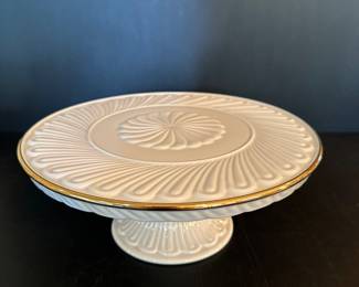 Lenox "Housewarming" cake plate