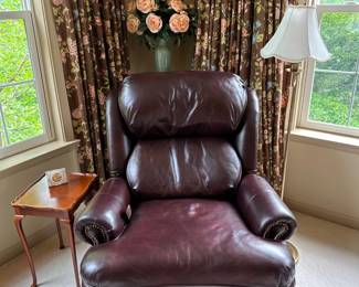 Hancock Moore leather recliner