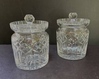 Waterford crystal Lismore biscuit jar