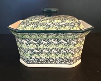 Hand painted polish pottery
