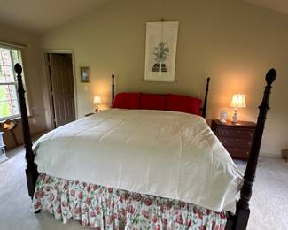 King size 4 poster bed