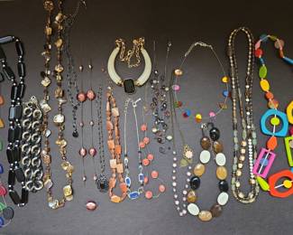 Assorted costume jewelry