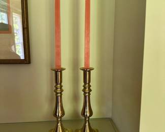 brass candle sticks