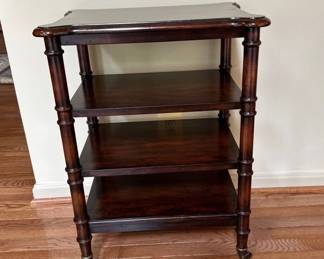 Wood 3 shelf cart