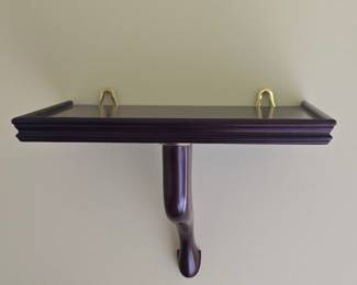 Vtg. Bombay Co. floating wall shelf