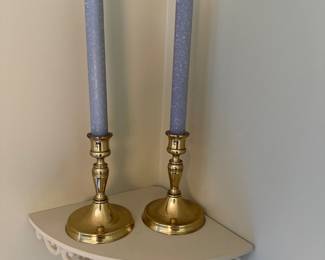 brass candle sticks