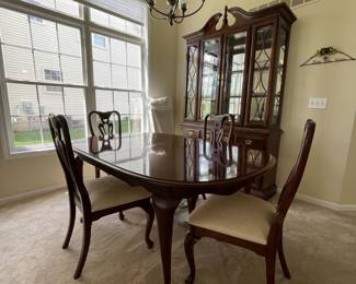 Dining set and hutch available for purchase