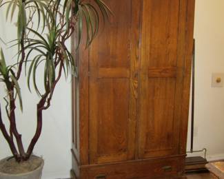 Vintage Armoire ( solid shelving inside)