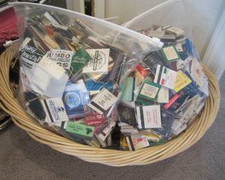 Vintage Matchbooks ( four, 2 1/2 gal. bags)