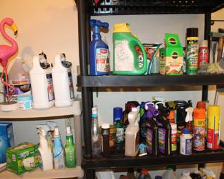 cleaning and gardening chemicals