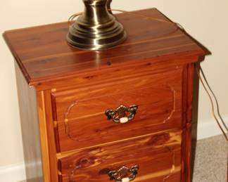 cedar nightstand