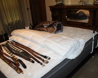 queen memory foam bed, purchased this spring