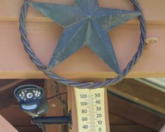 note surveillance camera and remote read thermometer