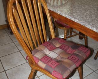 with cushions