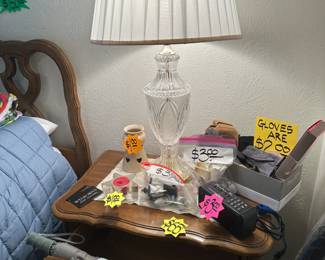 Side Table - Lamp - Decor Items