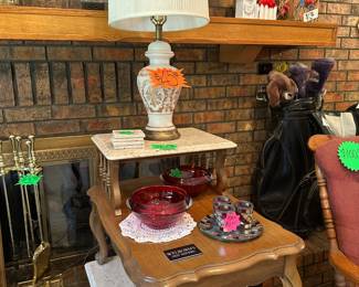 End Tables, Lamp and Decor Items