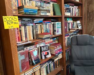Books of ALL types - Office Chair