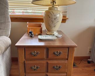 vintage maple end tables
