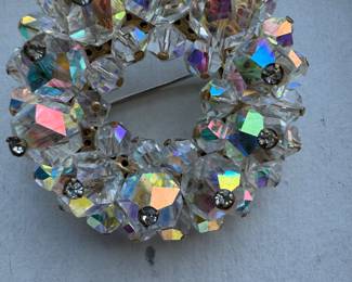 CRYSTAL BROOCH