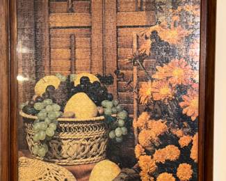 Large framed puzzel